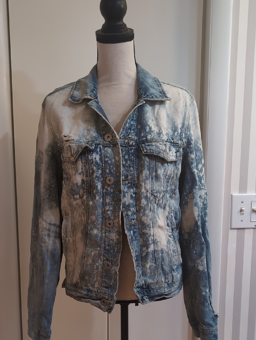 American Eagle Distressed Denim Jacket